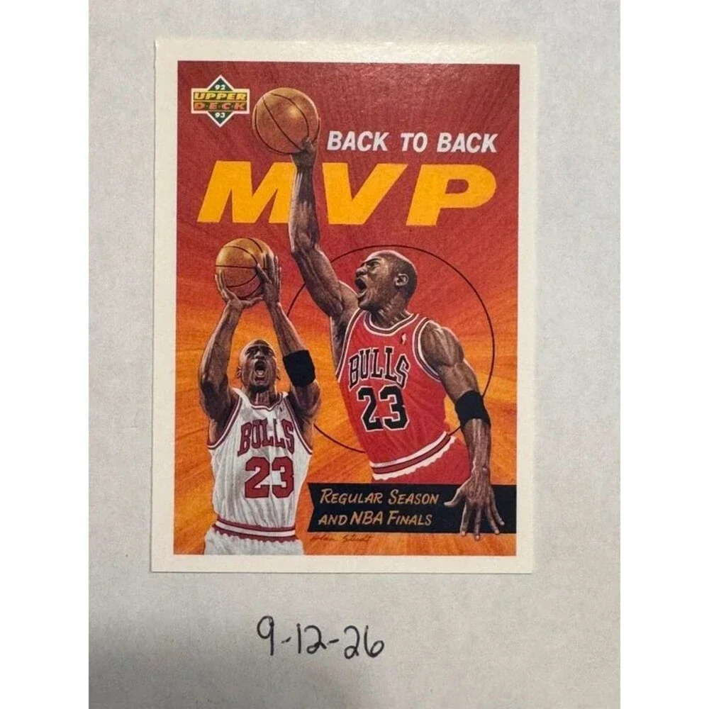 Michael Jordan Upper Deck 1992 MVP #67